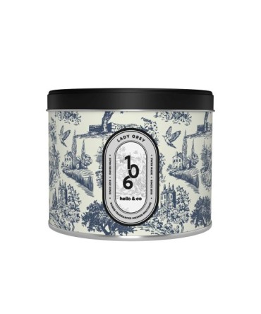 Bougie parfumée lady grey 180ml cire soja swiss made