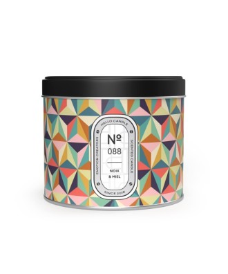 Bougie parfumée noix et miel 180ml cire soja swiss made