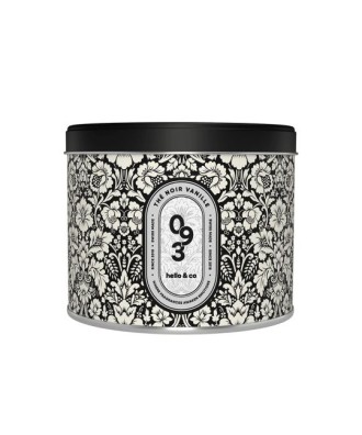 Bougie parfumée thé noir vanille 180ml cire soja swiss made