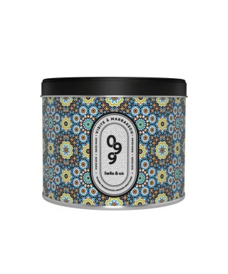 Bougie végétale parfumée 500ml cire soja senteur visite à Marrakech swiss made