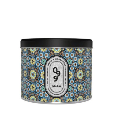 Bougie végétale parfumée 180ml cire soja senteur visite à Marrakech swiss made