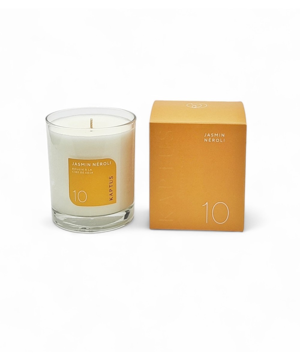 Bougie parfumée jasmin néroli cire soja swiss made