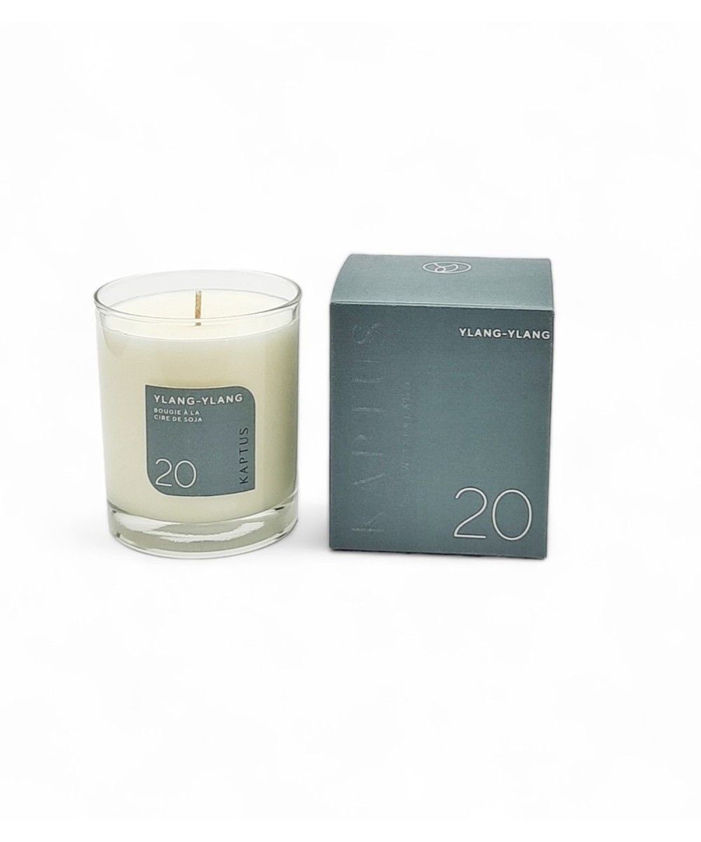 Bougie parfumée ylang ylang cire soja swiss made