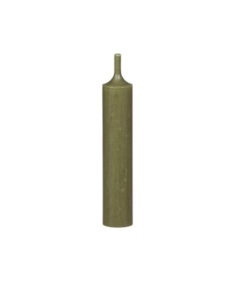 Bougie colorées vert olive 11cm