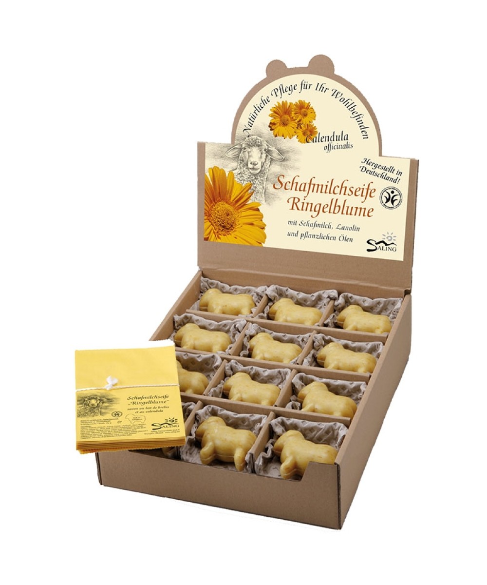 Savon lait de brebis et calendula bio