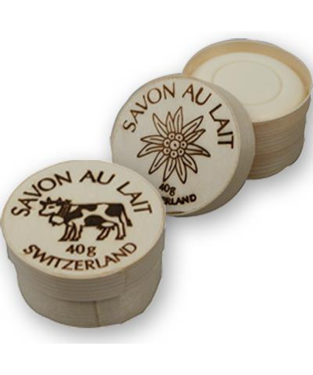 Savon au lait 2 pièces motif vache 40g
