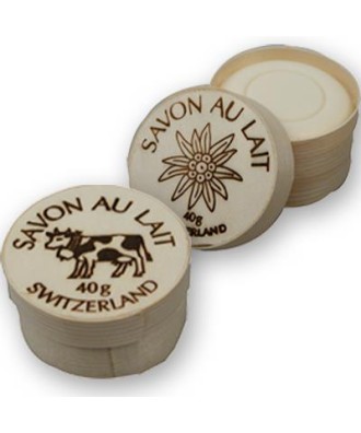 Savon au lait 2 pièces motif vache 40g