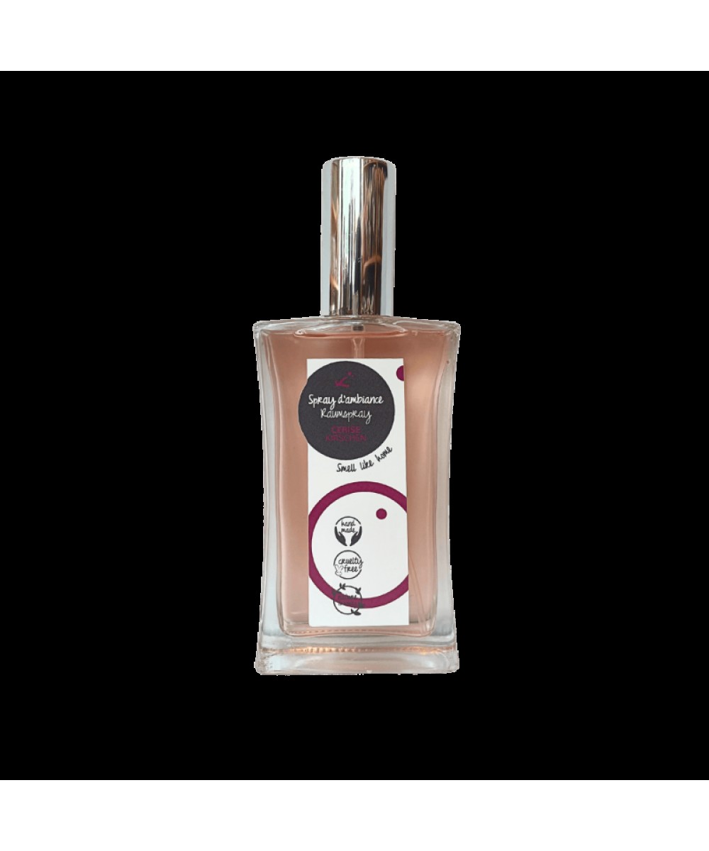 Spray senteur d'ambiance, senteur cerise