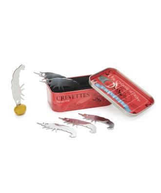 Fourchettes apéro, forme crevettes