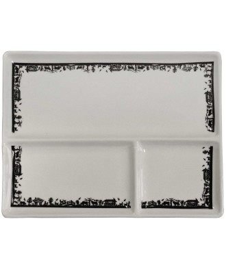 Assiettes (duo)  à raclette en porcelaine