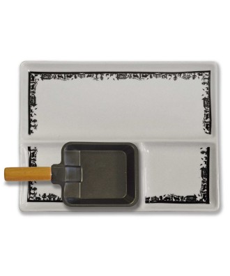 Assiettes (duo)  à raclette en porcelaine