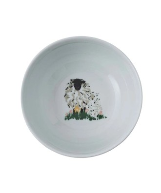 Bol en porcelaine motif mouton