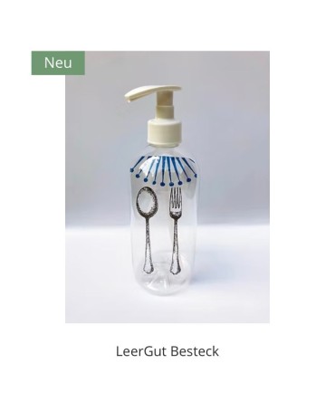 Distributeur de savon ou de liquide vaisselle couverts