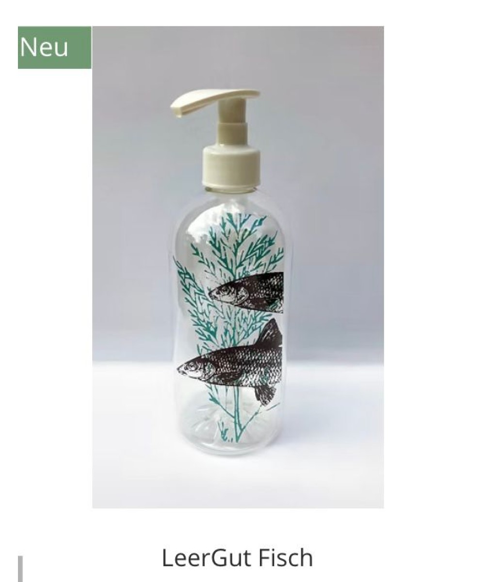 Distributeur de savon ou de liquide vaisselle poissons