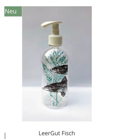 Distributeur de savon ou de liquide vaisselle poissons