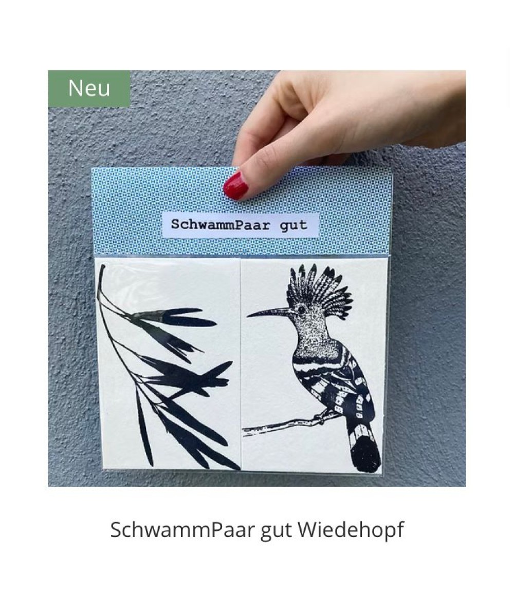 Eponge de ménage 2 pièces huppe