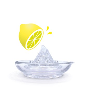 Presse agrumes en verres, forme cervin