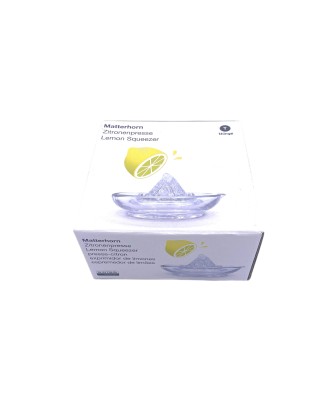 Presse agrumes en verres, forme cervin