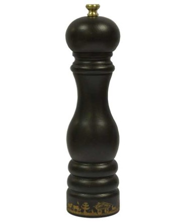 Moulin à poivre Peugeot 22cm bois noir, motif poya