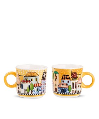Tasse - Mug mini 2 pièces paese mio jaune