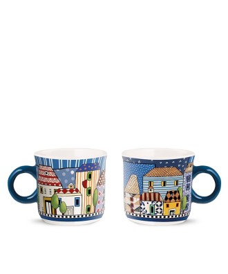 Tasse - Mug mini 2 pièces paese mio bleu