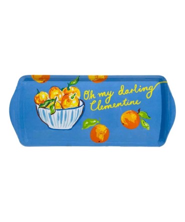 Plateau motifs clémentines 38cm