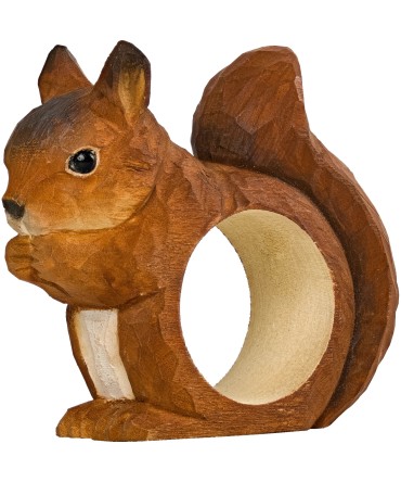 Rond - Lien de serviette écureuil