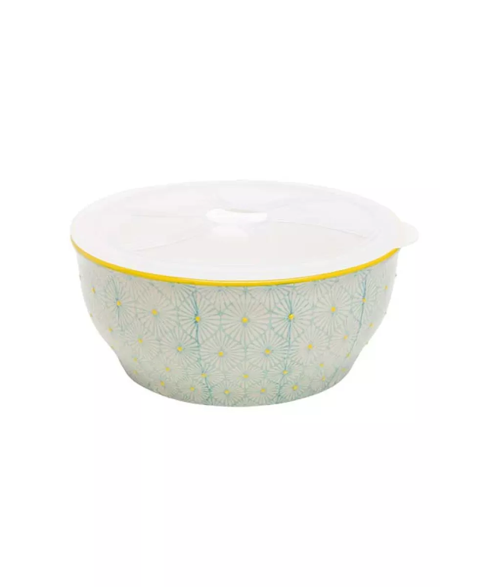 Plat saladier art deco avec couvercle