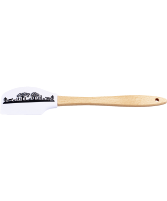 Spatule en silicone poya blanche