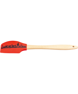 Spatule en silicone poya rouge