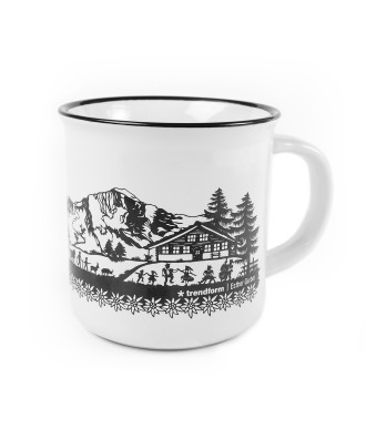 Tasse motif découpage swiss tradition