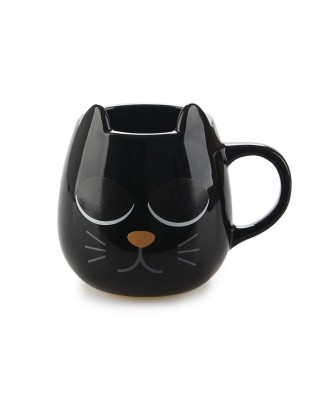 Tasse - Mug wake cat yeux fermés ou ouverts
