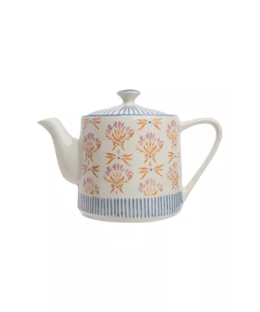 Théière retro fleurs