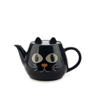 Théière - Teapot wake cat yeux fermés ou ouverts
