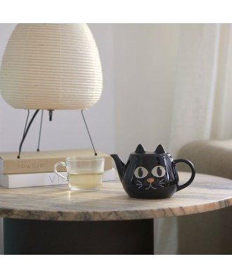 Théière - Teapot wake cat yeux fermés ou ouverts