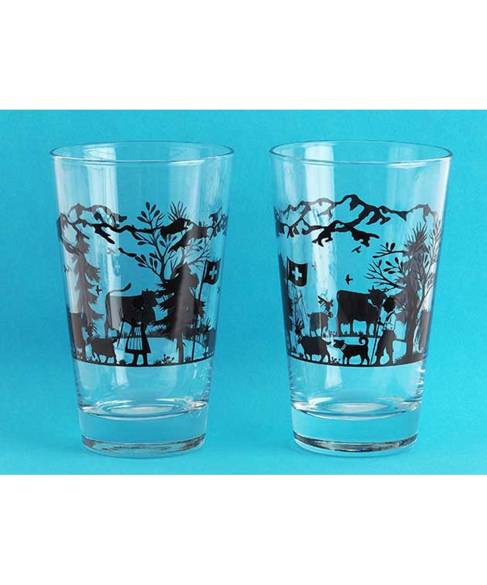 Verre long drink motif alpage 40cl
