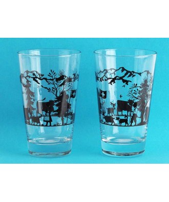 Verre long drink motif alpage 40cl