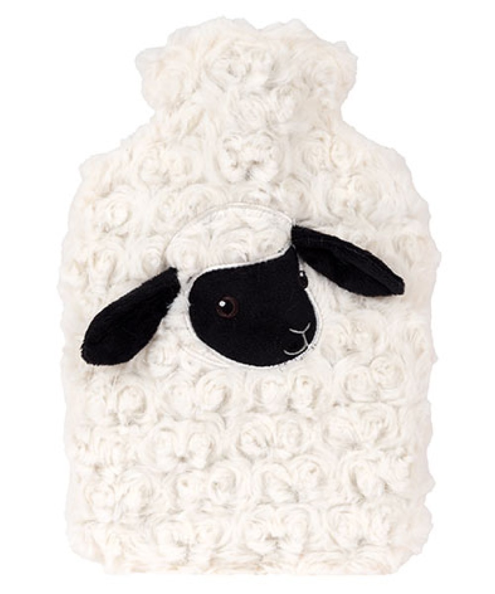 Bouillote polaire enfant motif mouton nez noir