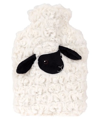 Bouillote polaire enfant motif mouton nez noir