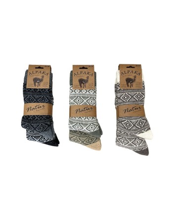 Chaussette épaisses alpaka 2 paires