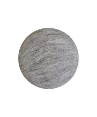 Coussin de chaise rond en laine gris