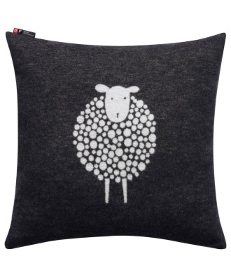Coussin mouton anthracite