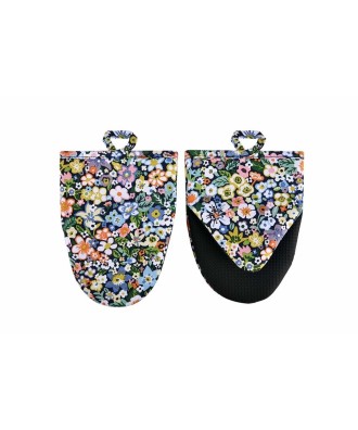 Gant de cuisine vendu par paire, design floral confetti