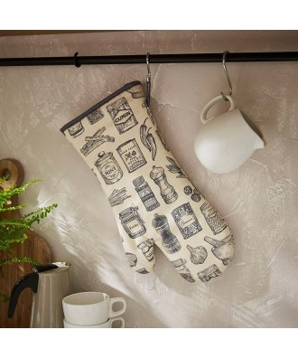 Gant de cuisine design herbes et épices