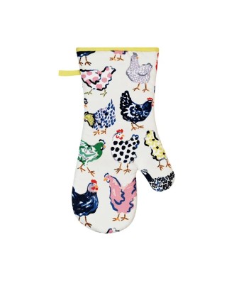Gant de cuisine design poules