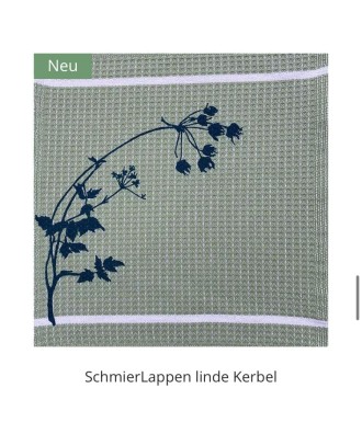 Linge de cuisine - Torchon - Chiffon motif cerfeuil swiss made