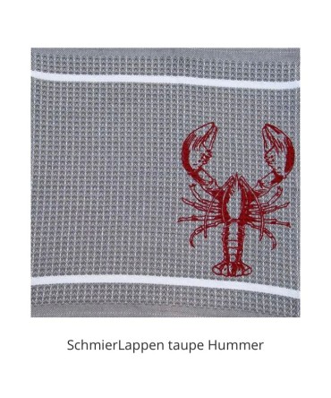 Linge de cuisine - Torchon - Chiffon motif homard swiss made