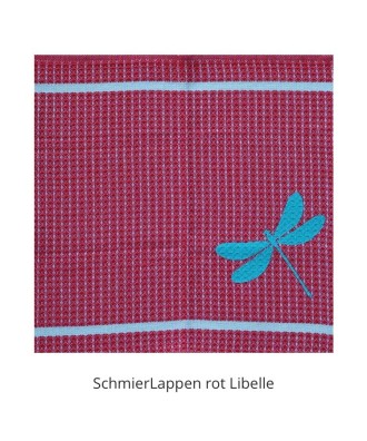 Linge de cuisine - Torchon - Chiffon motif libéllule swiss made