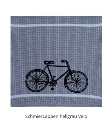 Linge de cuisine - Torchon - Chiffon motif vélo swiss made