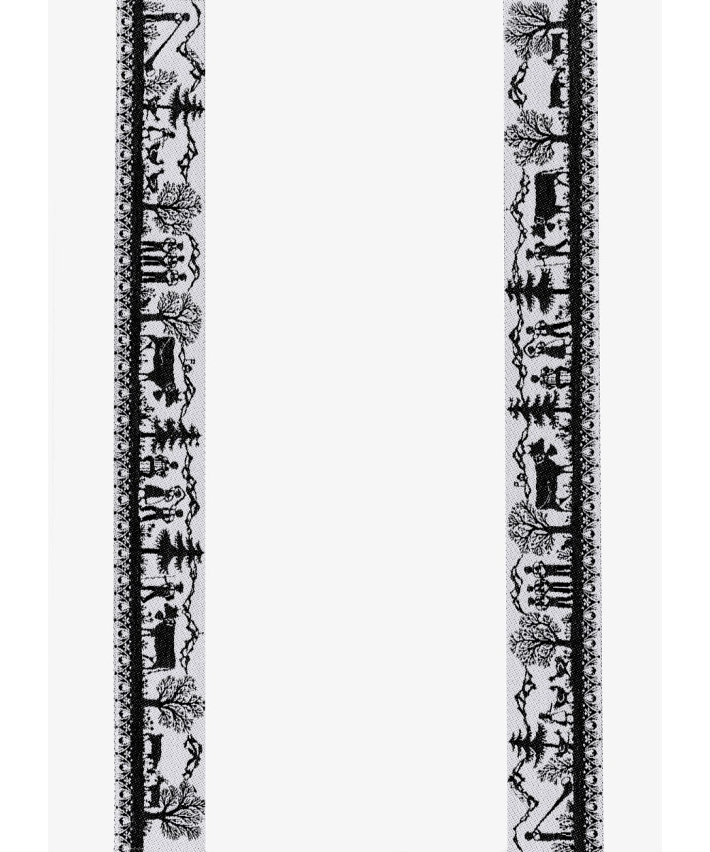 Linge de cuisine - Torchon motif Alpmusik noir swiss made